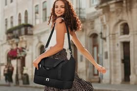 This Ryanair cabin bag features a hidden shoe compartment designed to help travellers make the most of their cabin luggage space.  