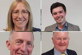 Cllr Sarah Marston, Cllr Alex Wagner, Cllr Andy Davis and Cllr Bernie Bentick 