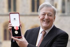 Sir Stephen Fry was made a Knight Bachelor in March last year (Andrew Matthews/PA)