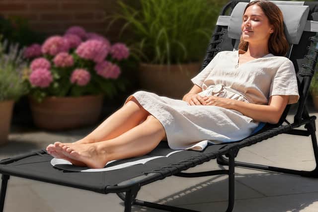 Lounging around in the sunshine is a great way to relax - or to top up your tan