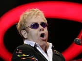 Sir Elton John performing