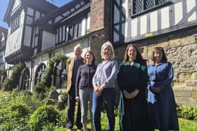 From left are Mark Laws (WFT), Pippa Walker (WFT), Jackie Copson - new Shropshire PCAS advocate, Lady Forester (WFT) and Suzanne Preston (WFT).