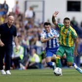 SHEFFIELD, ENGLAND - MAY 2: Danny Imray Junior of West Bromwich Albion gets away from Charlie McNeill of Sheffield Wednesday  during the Sky Bet Championship match between Sheffield Wednesday and West Bromwich Albion at Hillsborough on May 2, 2026 in Sheffield, United Kingdom. (Photo by Adam Fradgley/West Bromwich Albion FC via Getty Images)