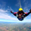 Hope House carer Sophie Lewis-Roads during her dive.