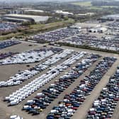 New cars at Royal Portbury Docks, Somerset
