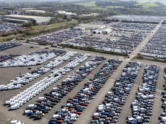 New cars at Royal Portbury Docks, Somerset