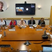 Leanne Walker (inset) spoke about her lived experience during an ICB meeting