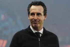 Aston Villa manager Unai Emery ahead of the game against Nottingham Forest