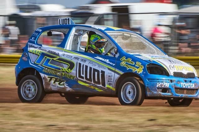 Rhys Tipton from Ludlow won the British Autograss Series and also took home the trophy in the Young Guns Championship