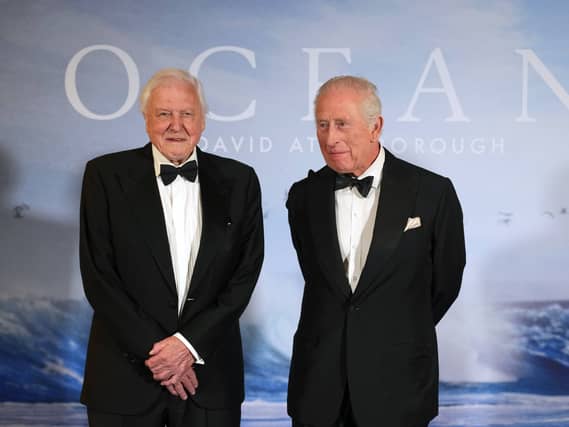 The King with Sir David Attenborough