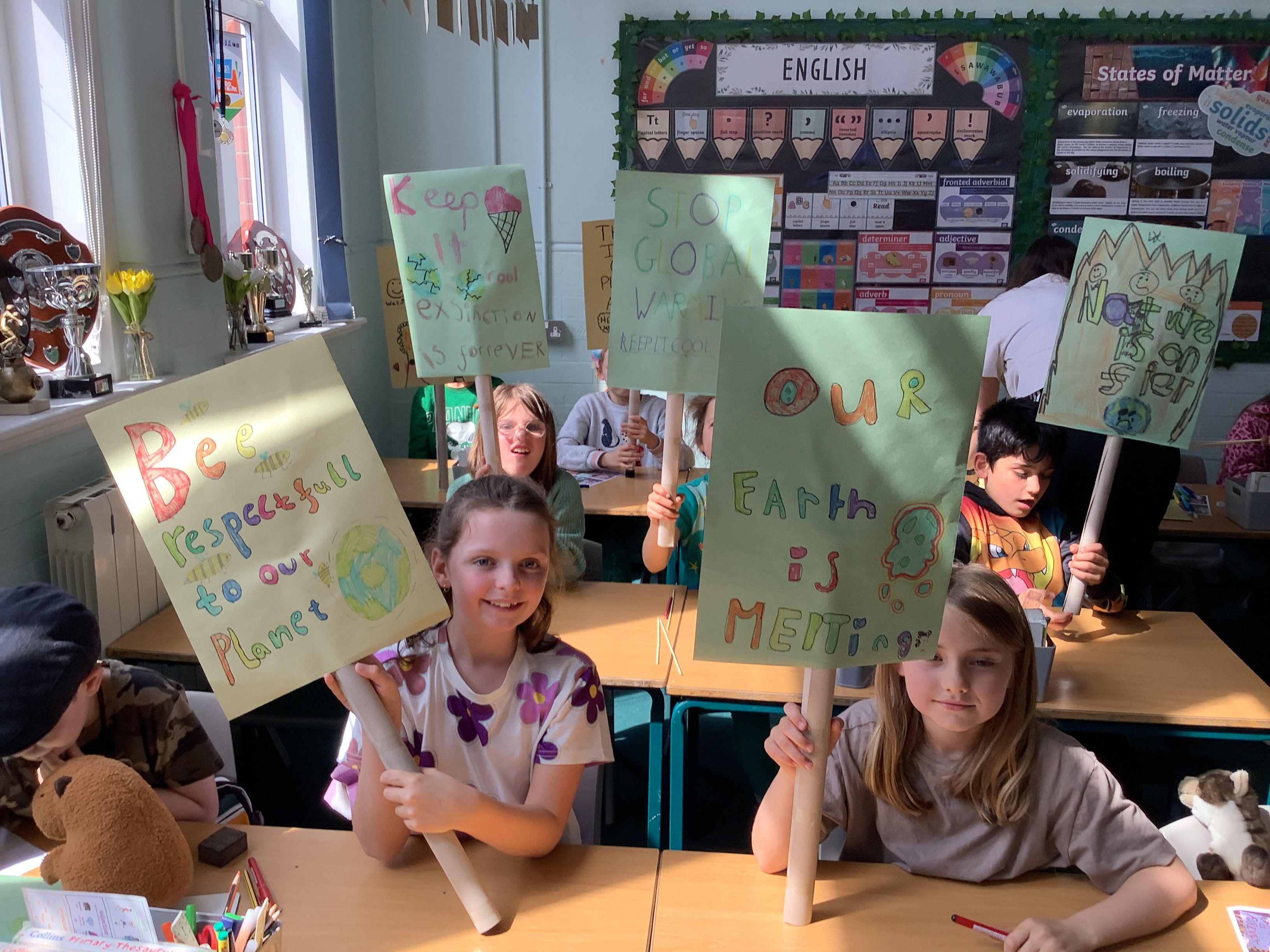 Shropshire primary school's pupils mark Sir David Attenborough's 100th ...
