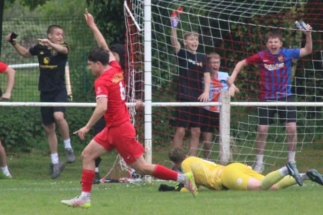 Mitchell Davies scored for Brecon Corries