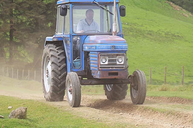 Craven Arms' Sam Putterill-Evans with his Leyland 245