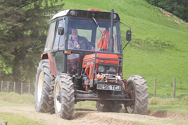Nigel Gethin of Builth Wells with his Zetor 6045
