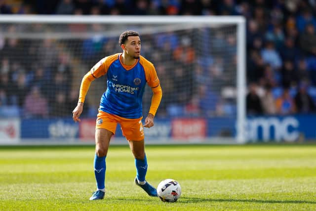 Shrewsbury Town defender Luca Hoole