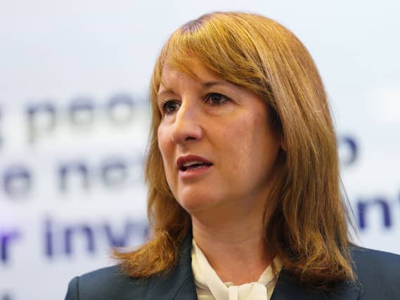 Headshot of Rachel Reeves speaking