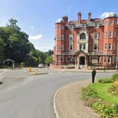 Powys County Council's Gwalia building in Llandrindod Wells.