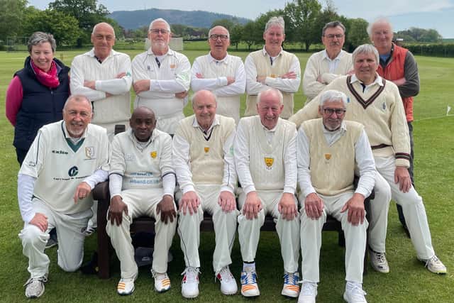 Shropshire Over 70s took on Cheshire at Wroxeter and Uppington CC