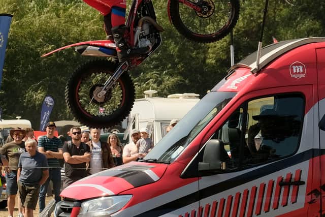 Thrills at last year’s Kington Vintage Show.