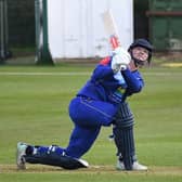 Shrewsbury's George Hargrave struck 92 in a heavy eight-wicket victory. Pic: Birmingham League