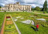 Witley Court and Gardens, Worcestershire, looking resplendent in the sunshine.