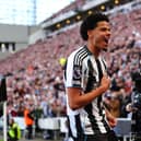 Will Osula celebrates scoring Newcastle's second goal