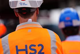 A HS2 worker