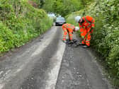 South Shropshire potholes being filled in