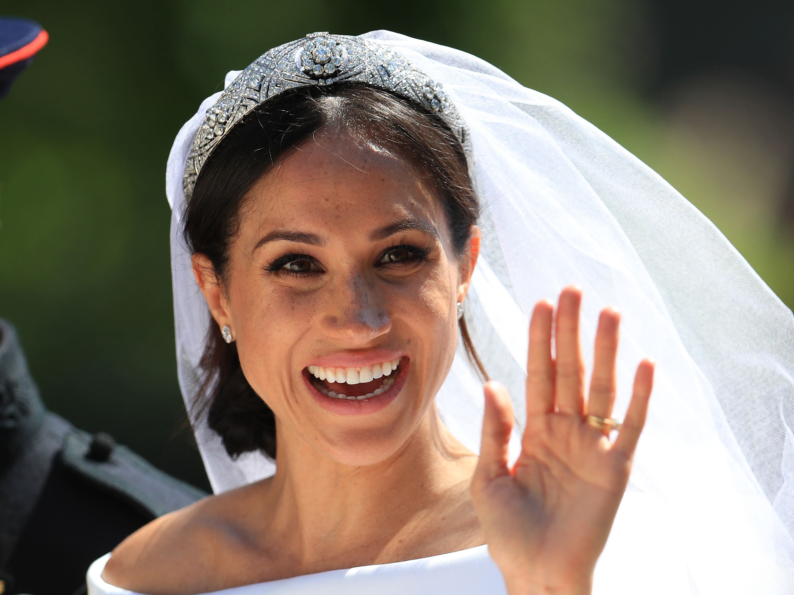 The Duchess of Sussex on her wedding day