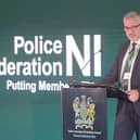 Liam Kelly, speaking at the PFNI annual conference in Co Fermanagh