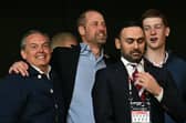 Prince William, Prince of Wales at the Uefa Europa League final between SC Freiburg and Aston Villa at Besiktas Park in Istanbul 