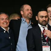 Prince William, Prince of Wales at the Uefa Europa League final between SC Freiburg and Aston Villa at Besiktas Park in Istanbul 