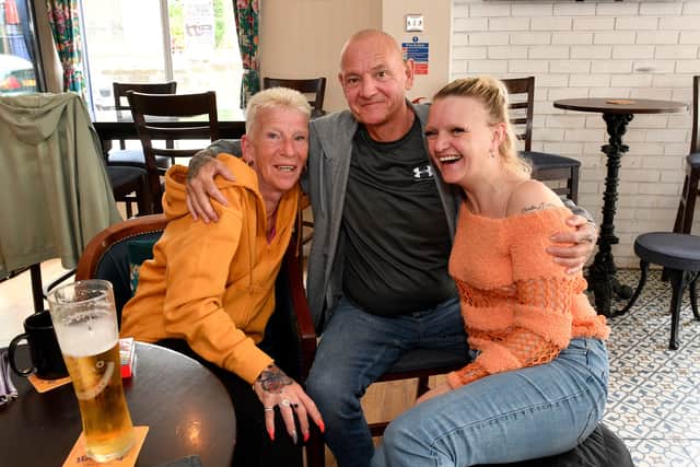 Tina Nash, Ian Nash and Holly Yeomans are among the devoted following at the pub