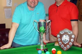 Winner Simon Thomas, left, and runner-up Owen Hughes