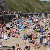 People on the beach