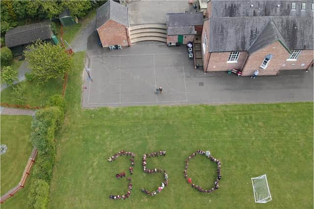 Staff and pupils at ‘Wales’ oldest school building’ celebrate 350 years