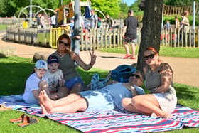 Fun in the sun at Telford town park