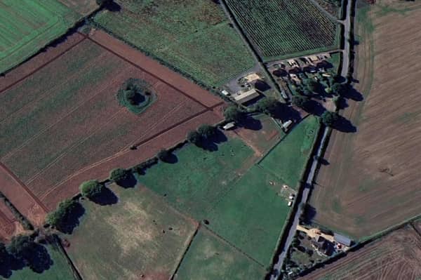 The notice relates to land near Rodington, Telford