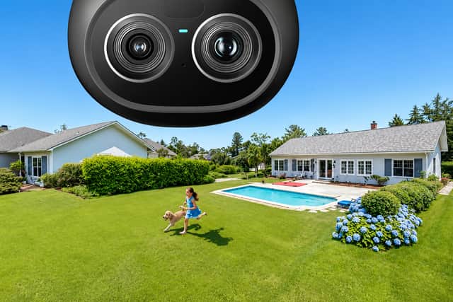 The wide angle and intelligent tracking makes it ideal for large spaces