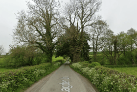Lagden Lane, near to where the incident took place