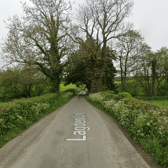 Lagden Lane, near to where the incident took place