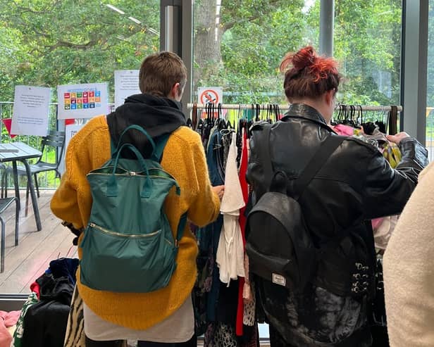 Visitors at a previous sharefest event