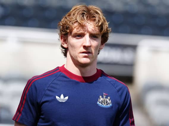 Newcastle's Anthony Gordon is attracting interest from Barcelona
