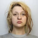 Kelcie Reed, 30, who pleaded guilty at Bristol Crown Court to being in charge of a dangerously out-of-control XL bully dog when it killed a teenager in February