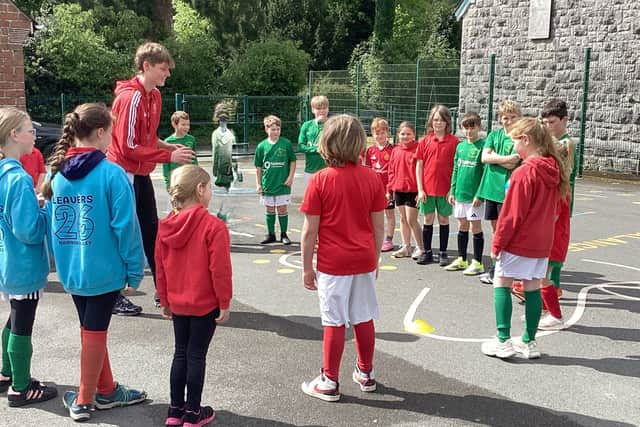 Pupils from four primary schools in the Presteigne cluster took part in the festival.