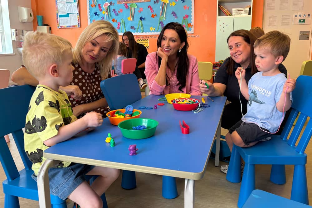 Michelle O'Neill and Emma Little-Pengelly