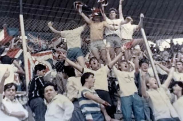 England fans at the 1986 Mexico World Cup.