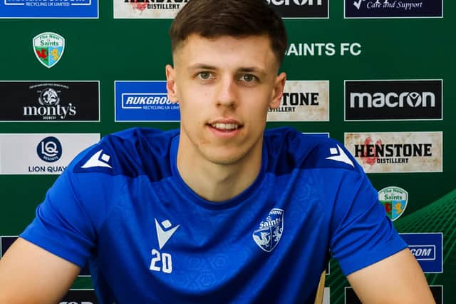Goalscoring midfielder Rhys Hughes Pic: The New Saints