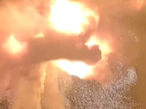 Blue Origin rocket explosion