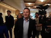 Wes Streeting arriving at the Progress conference in London